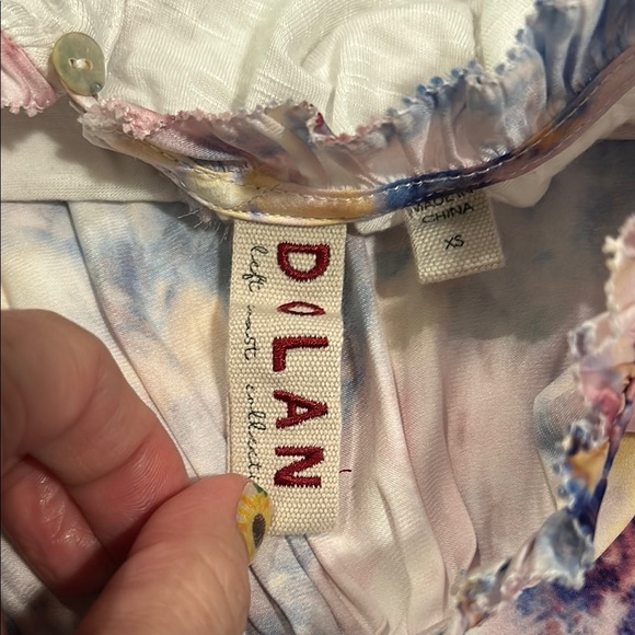 Dolan Pastel Tie-Dye Blouse - Picture 4 of 4